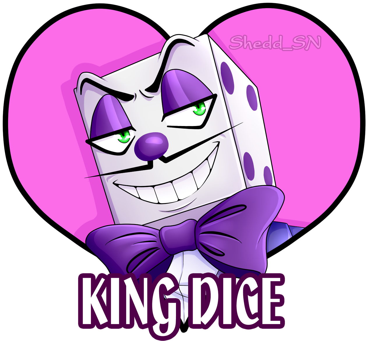 King Dice Kingdice Cuphead King Dice King Dice Cuphead - Devil (1280x1280)