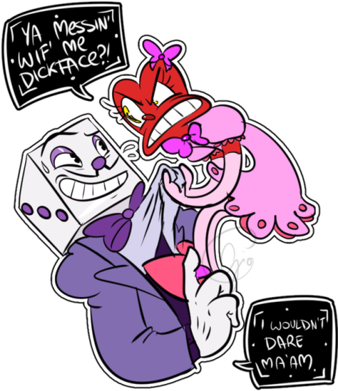 In Which King Dice Offers Her The Popularity She Always - Cartoon (500x571)