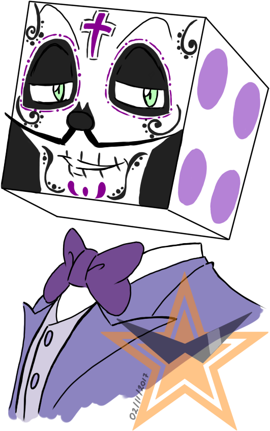 Day Of The Dead - Dead King Dice (700x900)