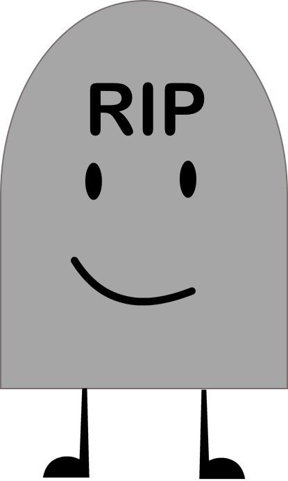 Tombstone By Brownpen0 - Bfdi Tombstone (415x692)