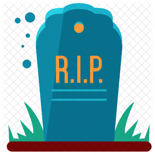 Tombstone Icon - 卡通 墓碑 素材 (512x512)