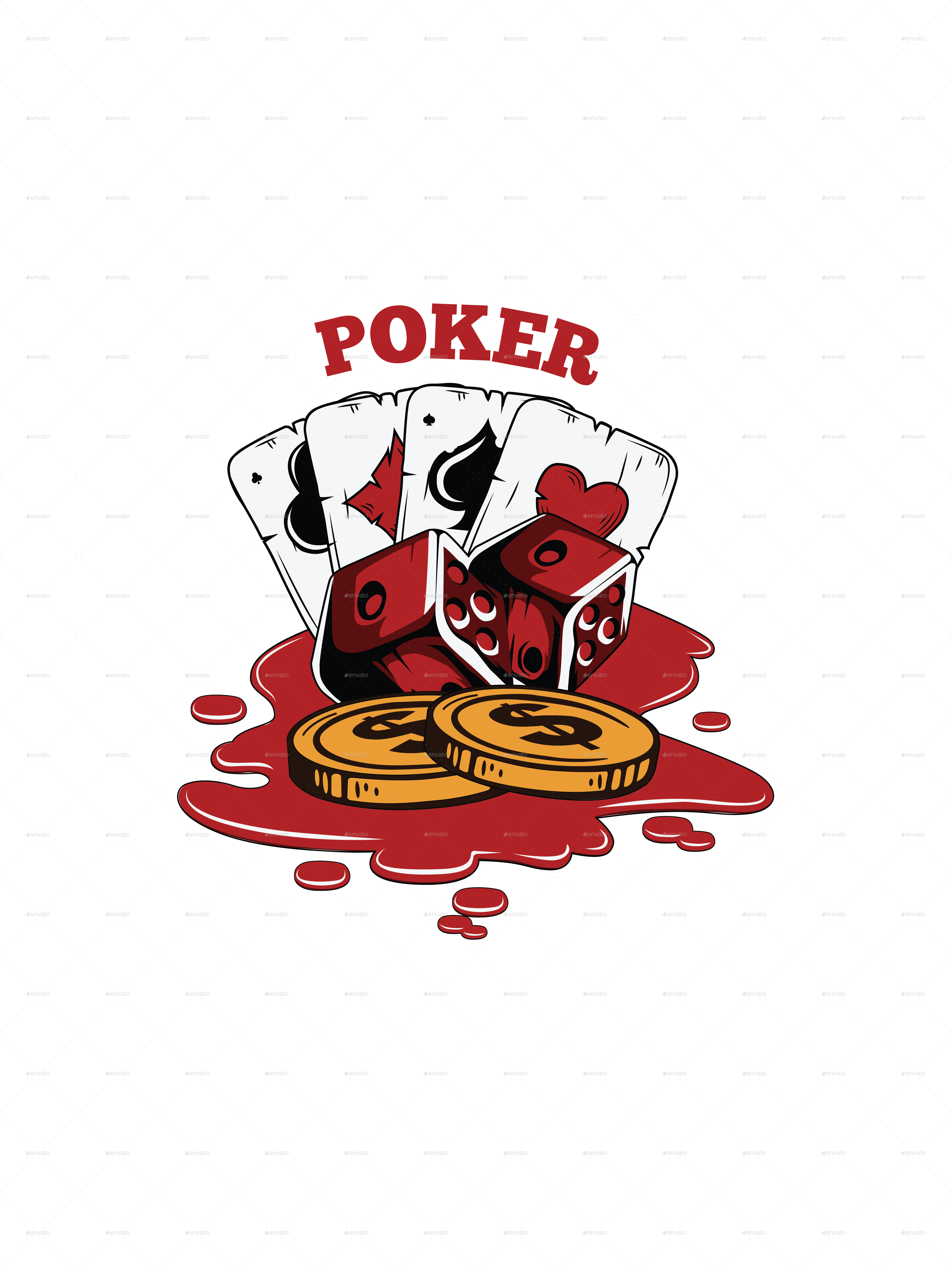 Poker-01 - Puddle Of Blood Png (3600x4800)