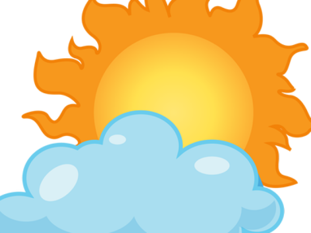 Share - Tweet - Pin - Share - Partly Cloudy Clipart - Partly Cloudy Clipart (640x480)