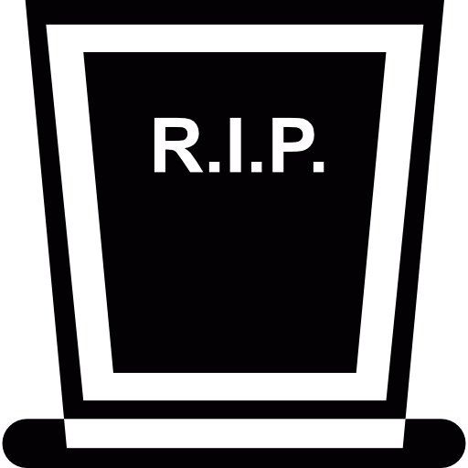 Rip Headstone Free Icon - Headstone (512x512)