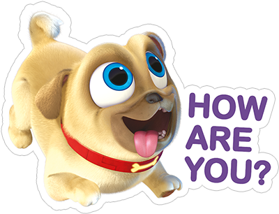 Sticker 5 From Collection «puppy Dog Pals» - Puppy Dog Pals Png (490x317)