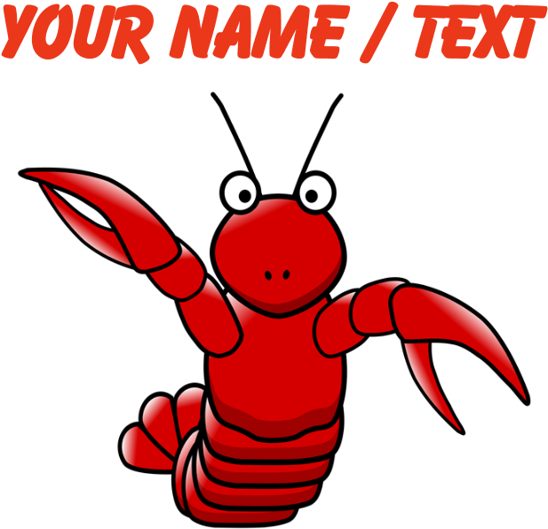 Favorite - Custom Cartoon Lobster Shower Curtain (700x700)