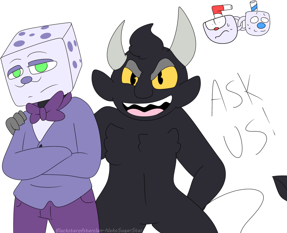 Ask King Dice Ask The Devil Cuphead Cuphead Ask Cuphead - Cartoon (1280x960)