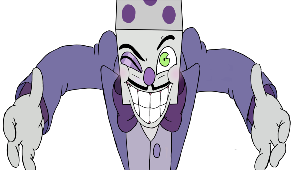 King Dice By Crybabylane - Cuphead Transparent King Dice Drink (1024x576)