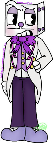 King Dice But With Bowser's Wedding Attire By Smol - Cartoon (384x512)