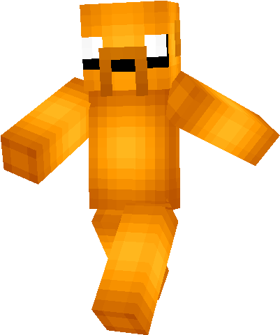 Jake The Dog By Ninja-dyxapng - Jake The Dog Minecraft Skin (470x620)