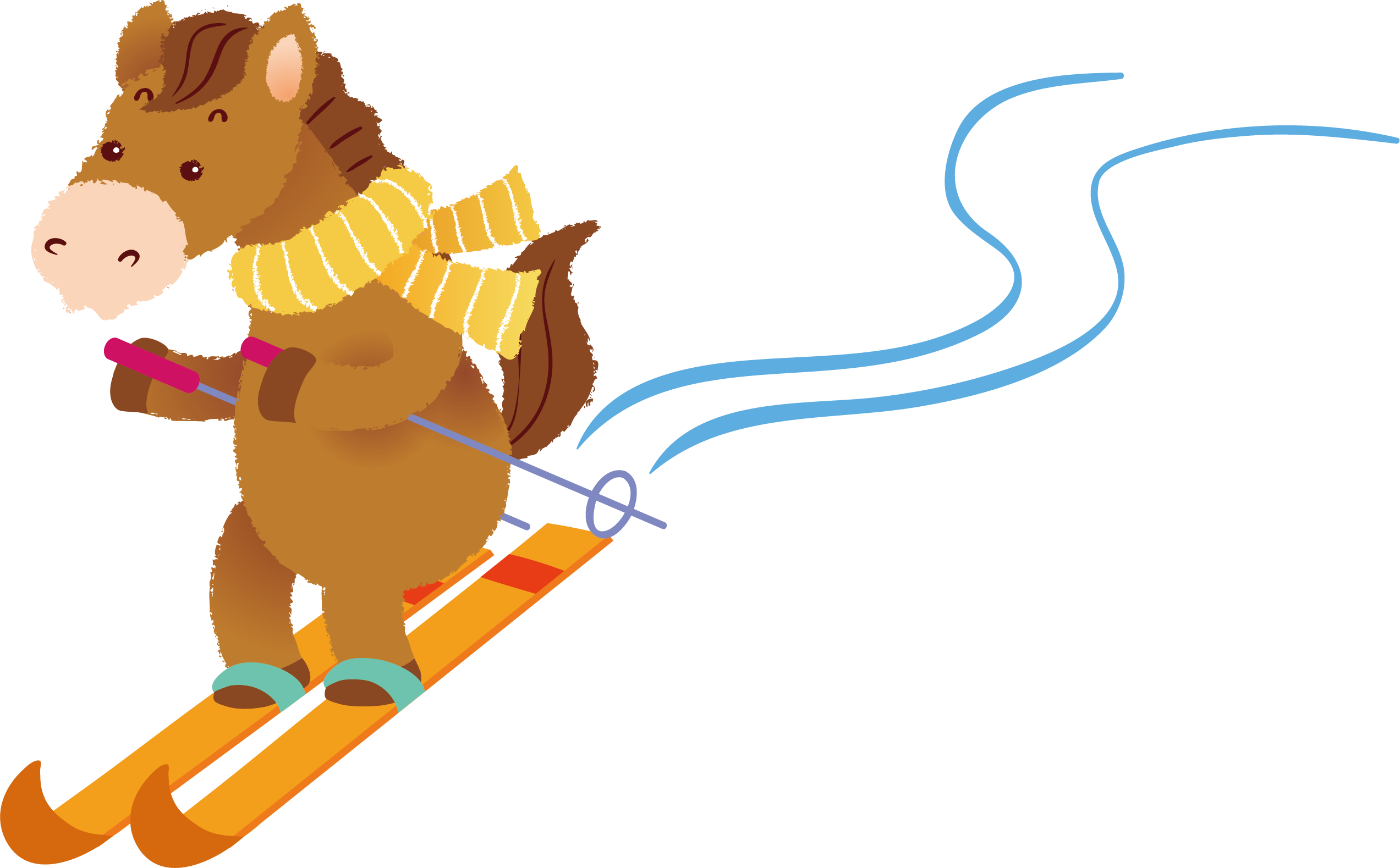 Horse Pony Clip Art - Wallpark Cute Lion Happy Little Boy Girl Playing With (2545x1579)
