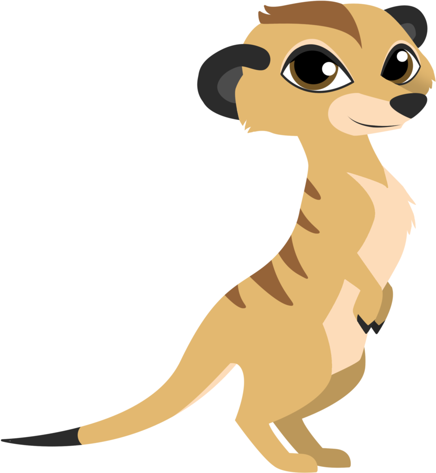 Cartoon Clipart Meerkat - Meerkat Clipart (1024x1049)