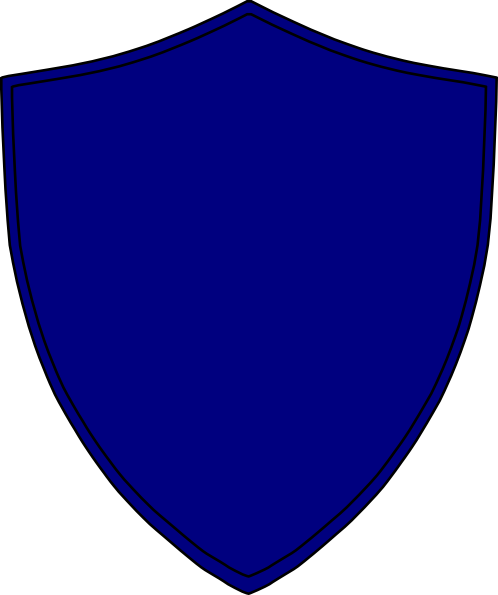 Blue Shield Clip Art At Clkercom Vector Online Royalty - Map Pin Blue Png (498x595)