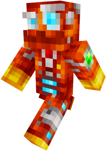 Robot Minecraft Skin By Dinowcookie - Minecraft (640x640)