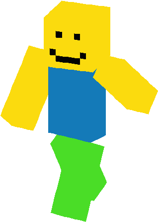 Roblox Noob Skin - Minecraft Roblox Noob Skin (317x453)