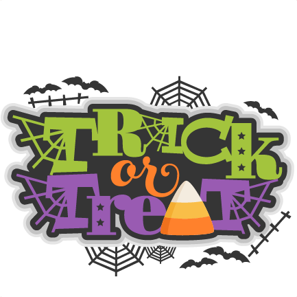 Trunk Or Treat Clipart - Cute Trick Or Treat (433x432)