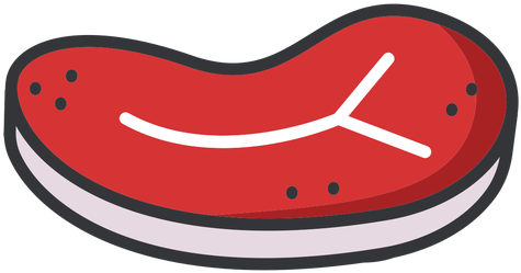 Steak Clipart Transparent - Icono De Carne Png (512x512)