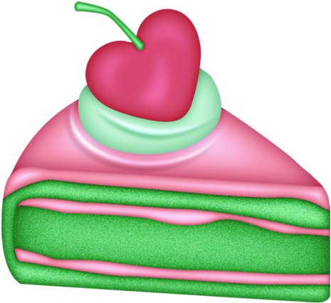 Strawberry Love Elements - Cake (600x545)