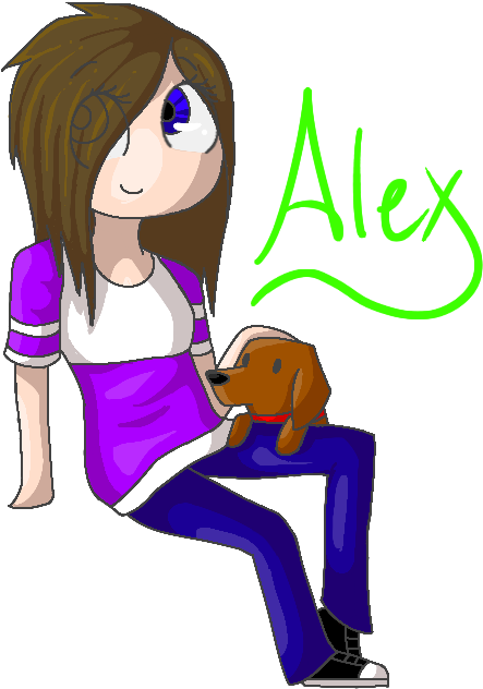 Alex's Birthday Present C - Cartoon (491x661)