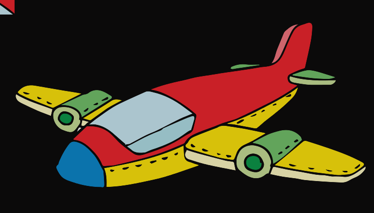 29849poster Clipart Toy Plane - Clip Art (770x440)