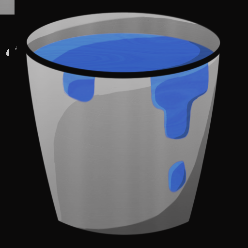 Minecraft Bucket With Water Icon, Png Clipart Image - Cubo De Agua Minecraft (512x512)