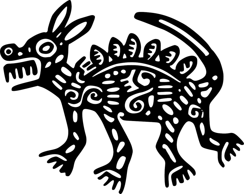 Affordable Si Te Gustan Los Dibujos Antiguos De Perros - Mexico Large Wall Clock (830x662)