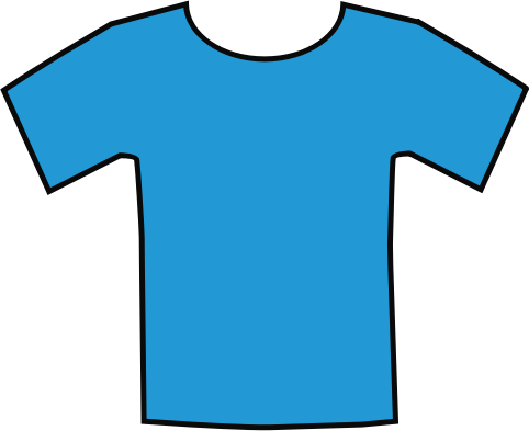 Coolest Blue Shirt Clipart Clipart Blue T Shirt - Blue Shirt Clip Art (482x393)