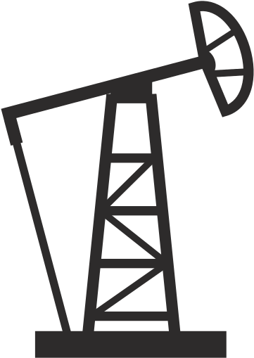 Oil Rig Clipart Draw - Oil Drilling Machine Drawing (512x512)
