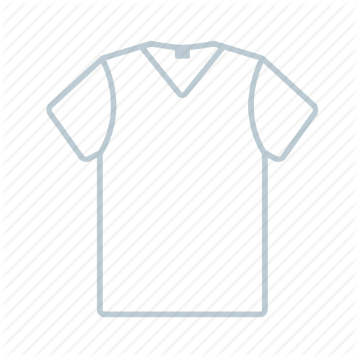 Outline Of A Shirt - T-shirt (512x512)