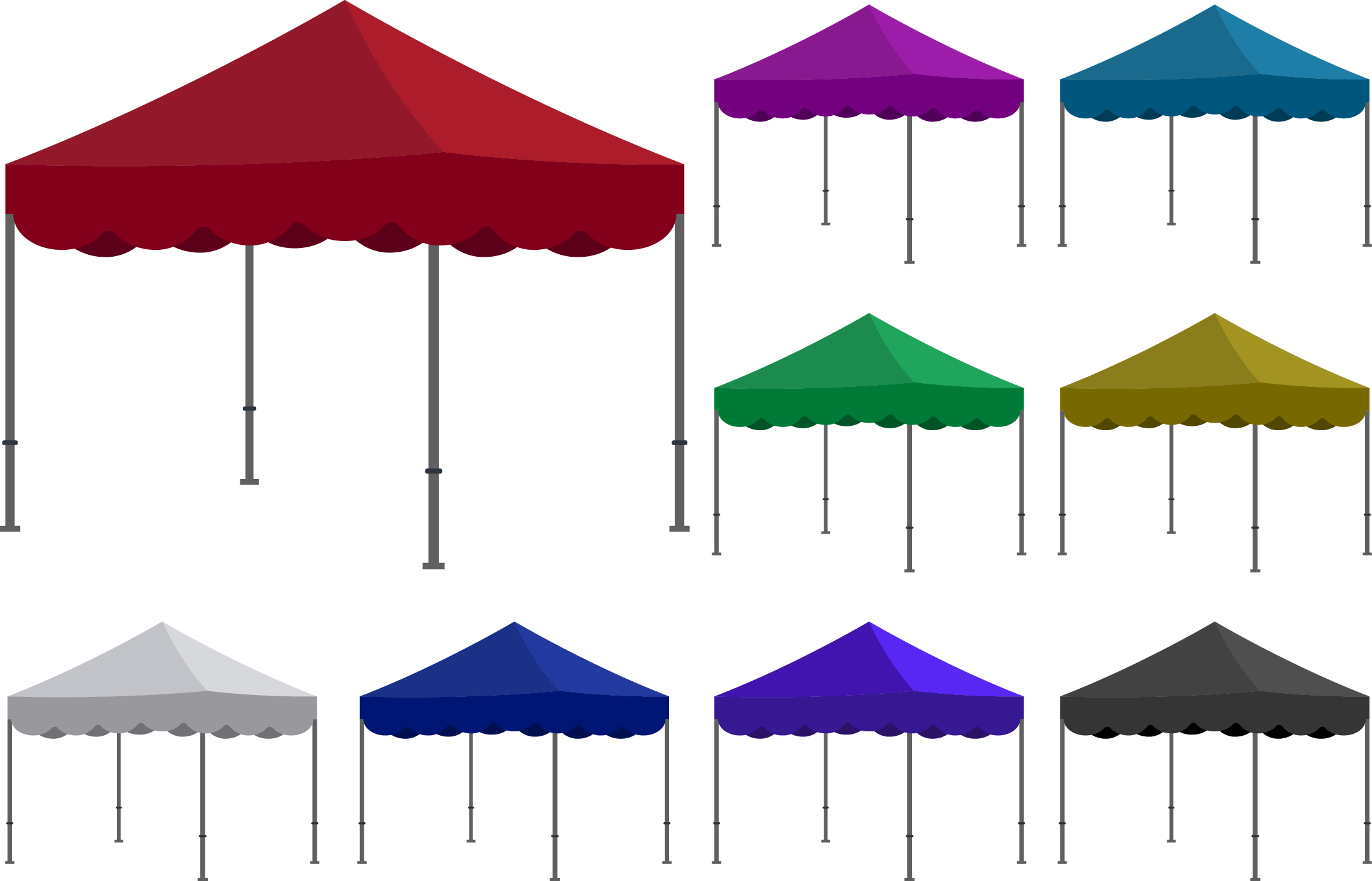 Tent Euclidean Vector Canopy Pavilion - Canopy Tent Clipart (2192x1407)