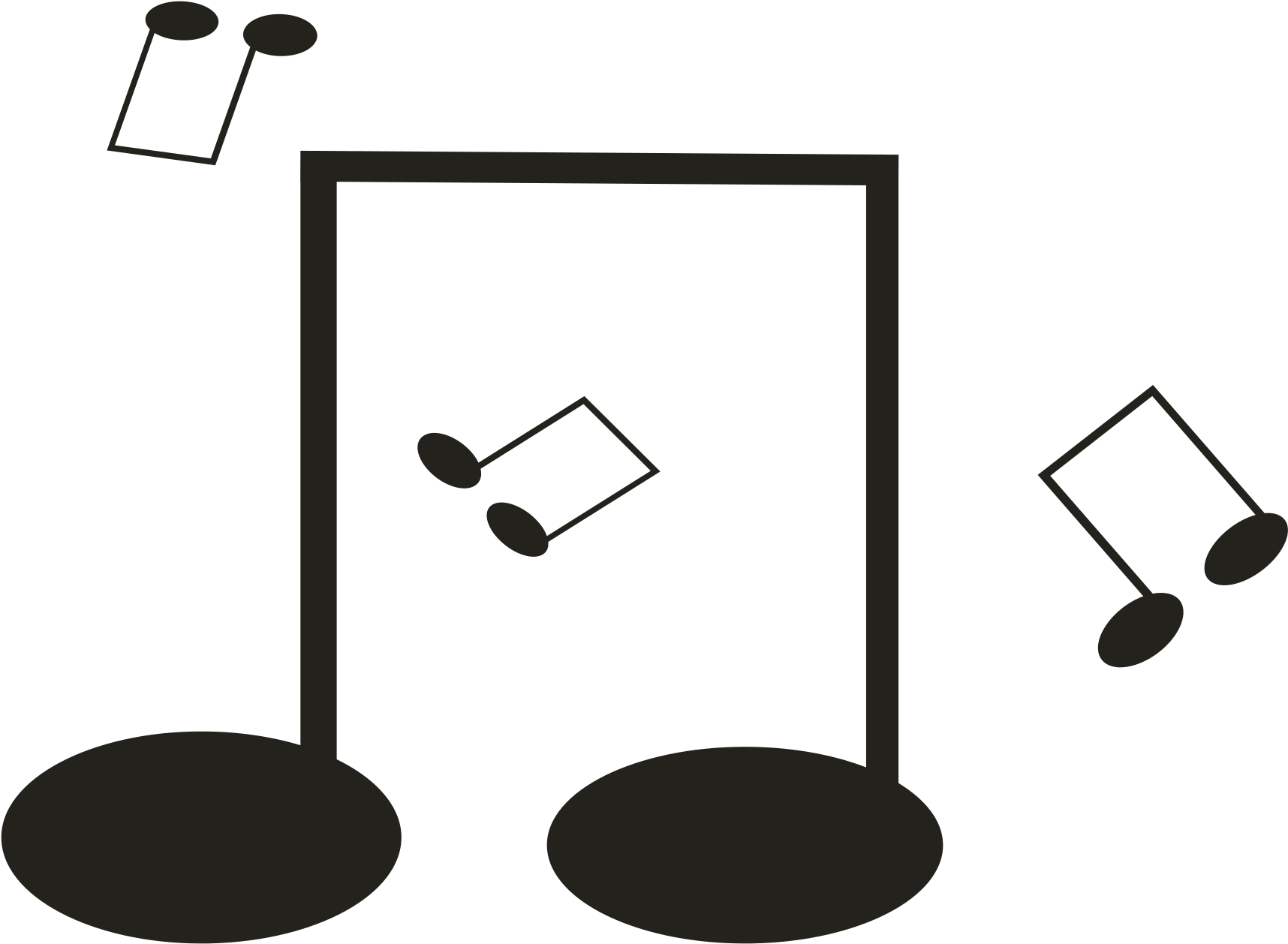 Big Image - Small Image Of Music Notes (2400x3394)