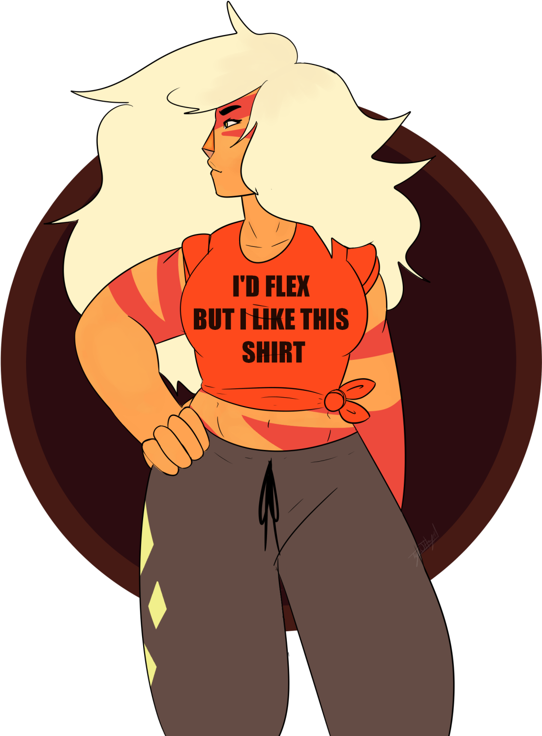 Thinking Abt Jasper In Those Obnoxious Dudebro Workout - Cartoon (1280x1522)