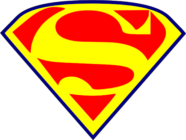Gallery Of Yellow Door Clipart For Modern Style Yellow - Logo Superman (600x454)