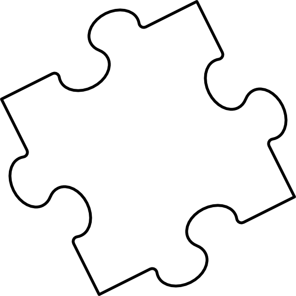 Blank Puzzle Pieces - Puzzle Pieces Free Vector (600x600)