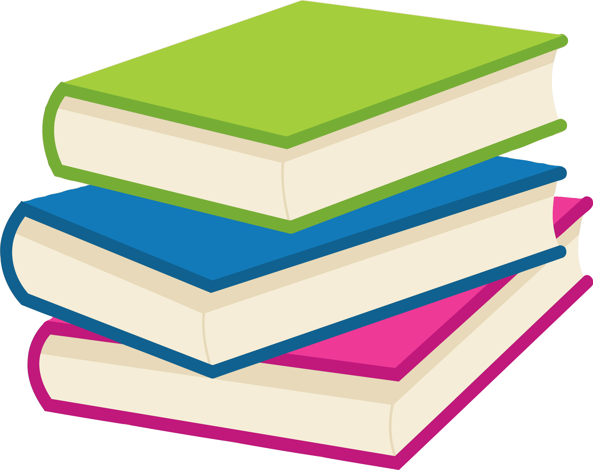 Big Image - Clipart Stack Of Books (2400x1902)