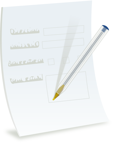 Forms Clip Art - Paper Forms Clip Art (474x594)