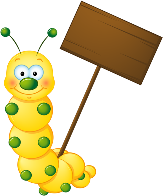 Bug Insectbugsnote Paperchenillewriting - Gusanos Animados Imagenes (600x683)