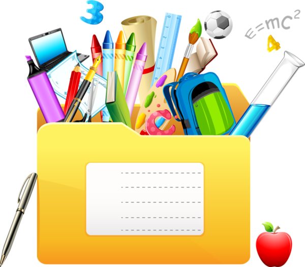 Article D Ecole - Matériel Scolaire Clipart (600x525)