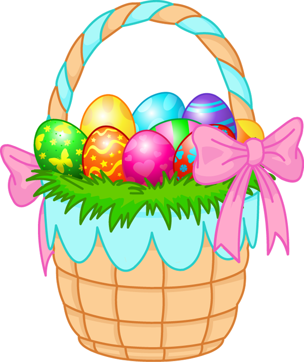 1000 Images About Easter/ Spring Clipart On Pinterest - Easter Baskets Clip Art (600x714)