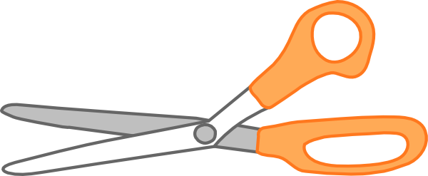 Pic Free Clip Art Scissors Cutting - Shears For Sewing Clipart (600x247)