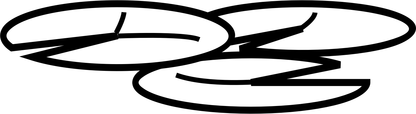 Lily Pad Clip Art Black And White - Lily Pad Clip Art Black And White (2720x750)