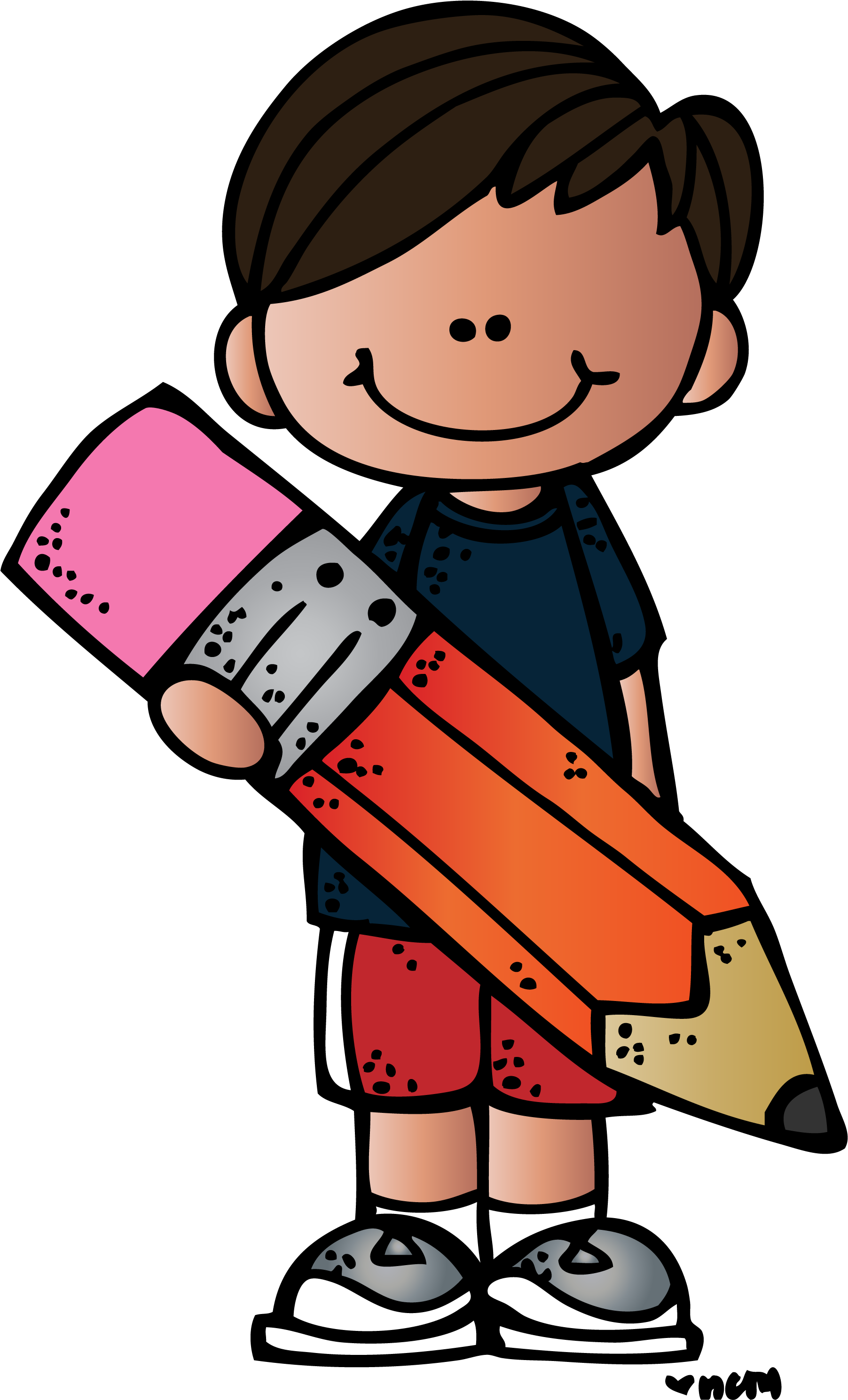Pencil Clipart Melonheadz - Pencil Clipart Melonheadz (1813x3000)