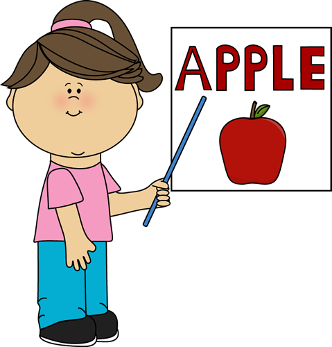 School Kids Clip Art - Word Wall Clip Art (479x500)