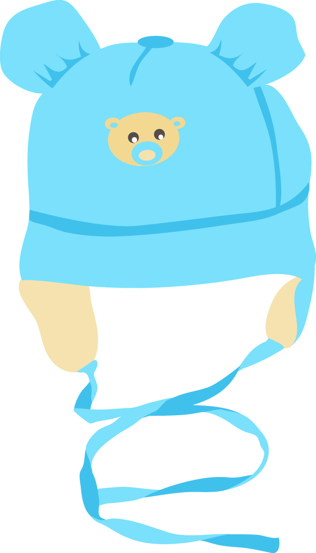 Bebê - Baby Cap Clipart (646x1128)