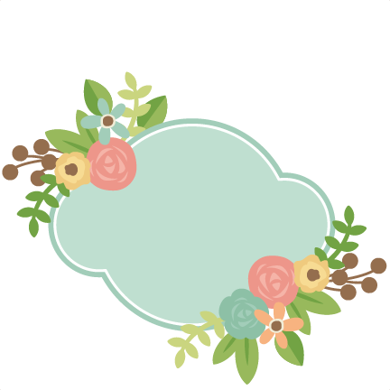 Label With Flowers Svg Scrapbook Cut File Cute Clipart - Label Png (432x432)