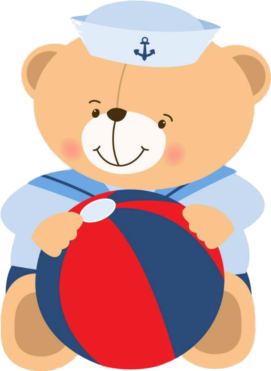 Kit De Scrapbook Gratis - Ursinho Marinheiro (1280x1240)