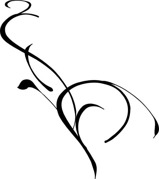 Corner Scroll Clip Art Free Clipart Images - Need A Wheelbarrow: For My Book Collection Journal (528x595)