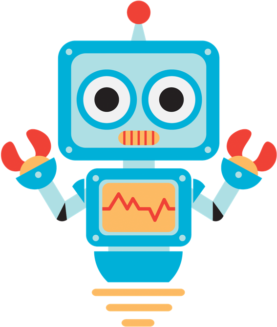 Colorful Clipart Robot - Robot Clipart Png (600x713)