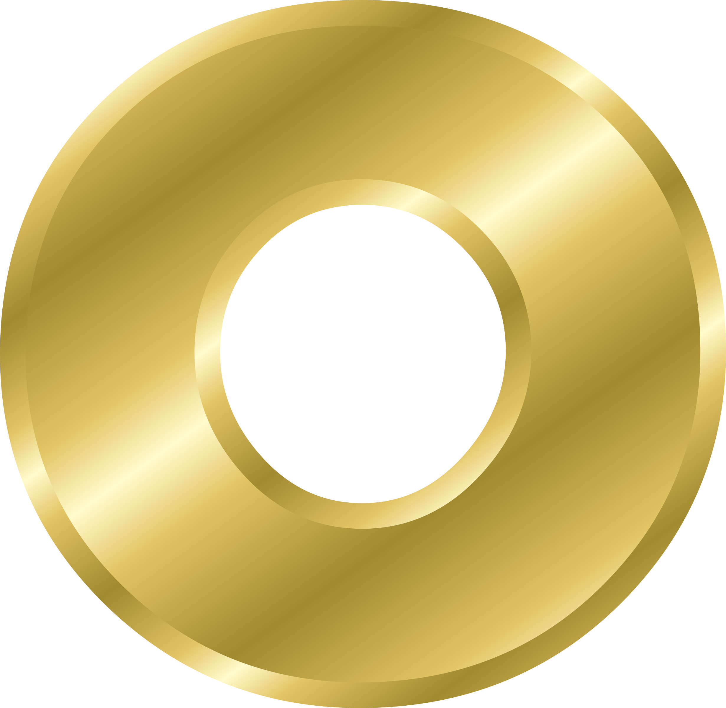 Letter Clipart Gold - Alphabet Letters In Gold (2461x2400)