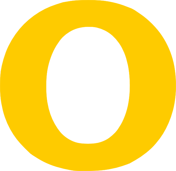 O Single Yellow Letter Clip Art At Clker - Large Yellow Letter O (600x584)